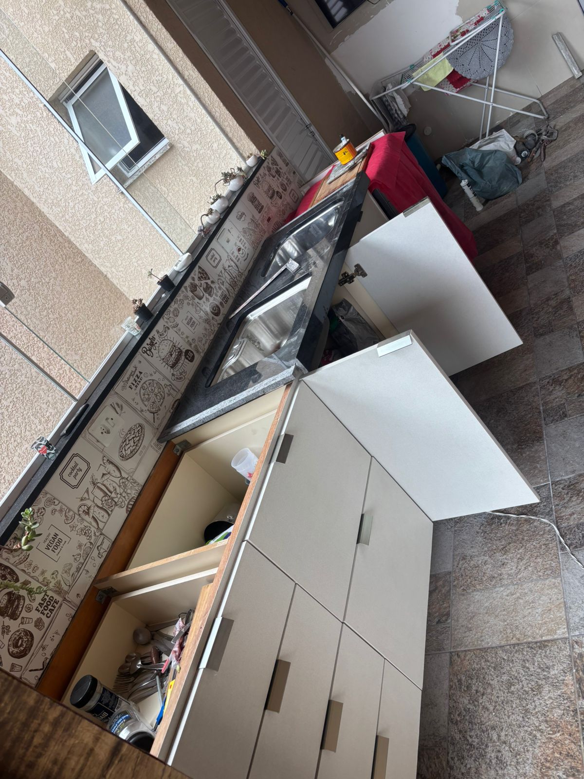 Área de Serviço Funcional - Antes